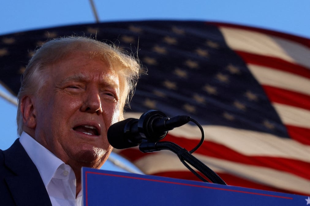 Photo d'archives : trump tient un rassemblement en arizona