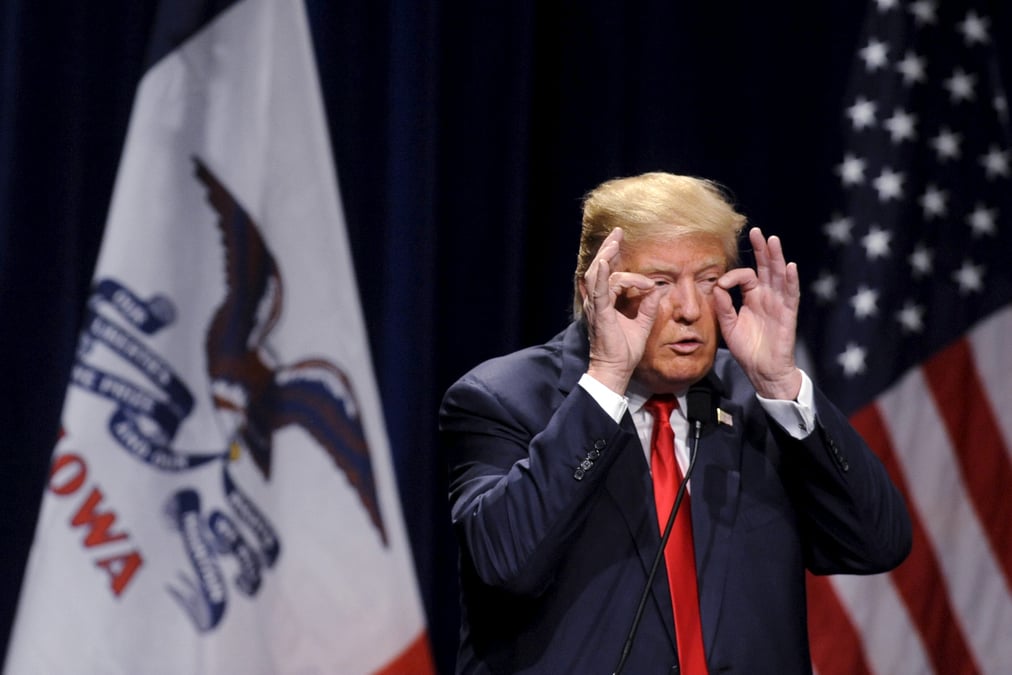 Donald trump president, une blague pour obama