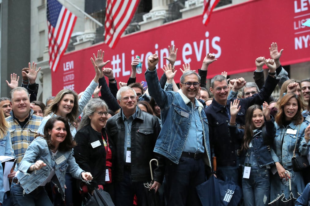 Levi strauss flambe pour son premier jour de cotation