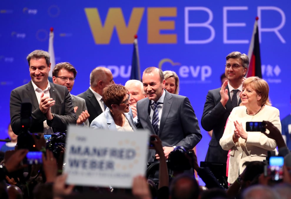 Manfred Weber, Merkel, élections européennes, Commission,