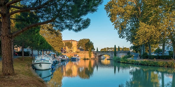 Le Canal du Midi, en Occitanie