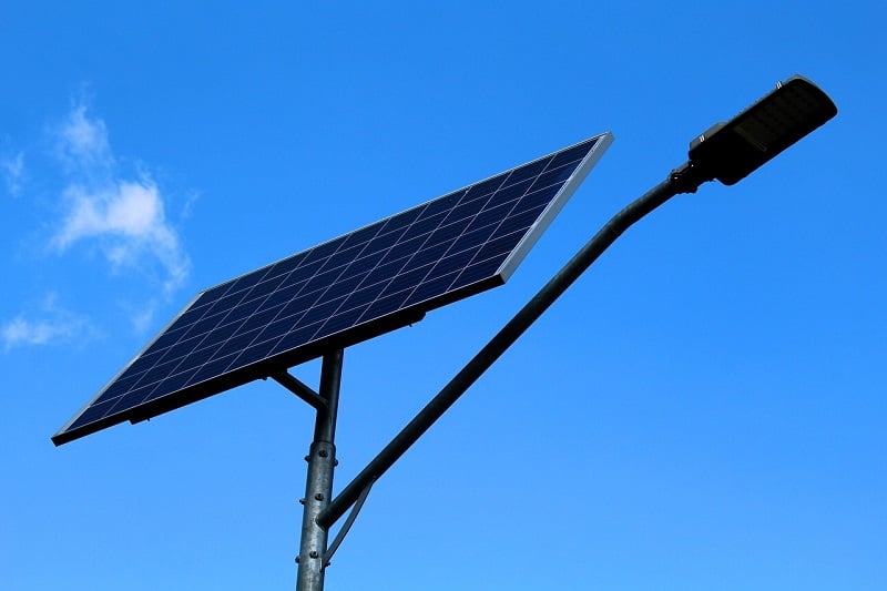 Lampadaire solaire