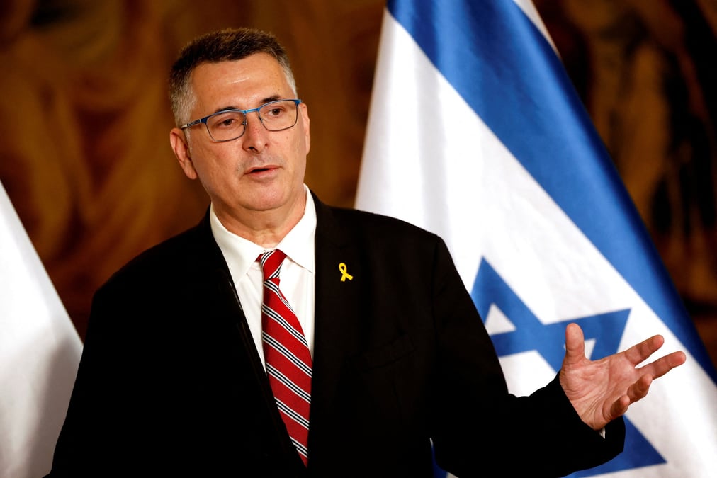 Le ministre israelien des affaires etrangeres gideon saar