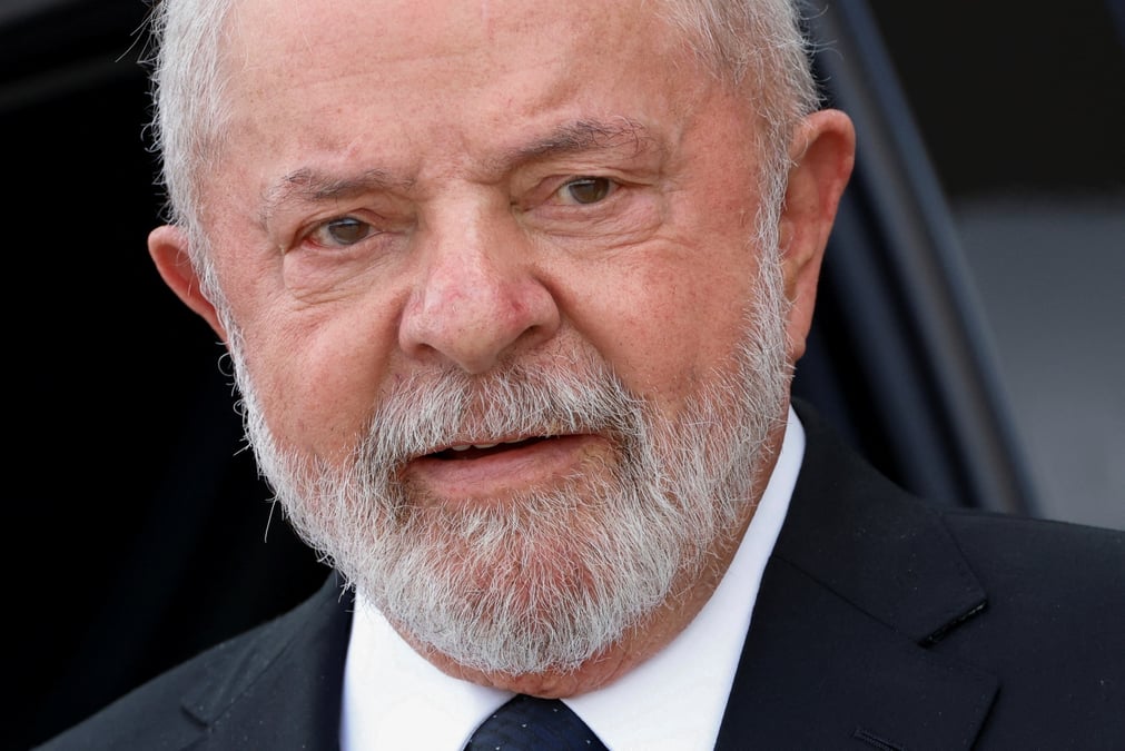 Le president bresilien lula lors d'une ceremonie a brasilia