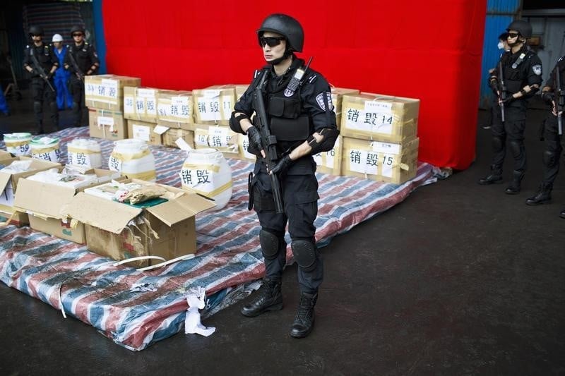 Vaste operation anti-drogue en chine, 60.000 arrestations