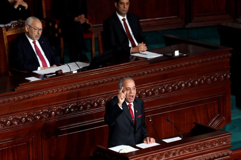 Le parlement tunisien rejette le gouvernement propose par habib jemli