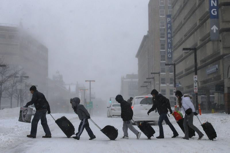 Le froid polaire sévit toujours sur le nord-est des Etats-Unis