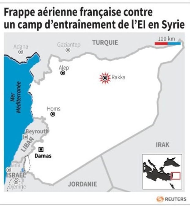 Nouvelle frappe francaise en syrie contre l'ei
