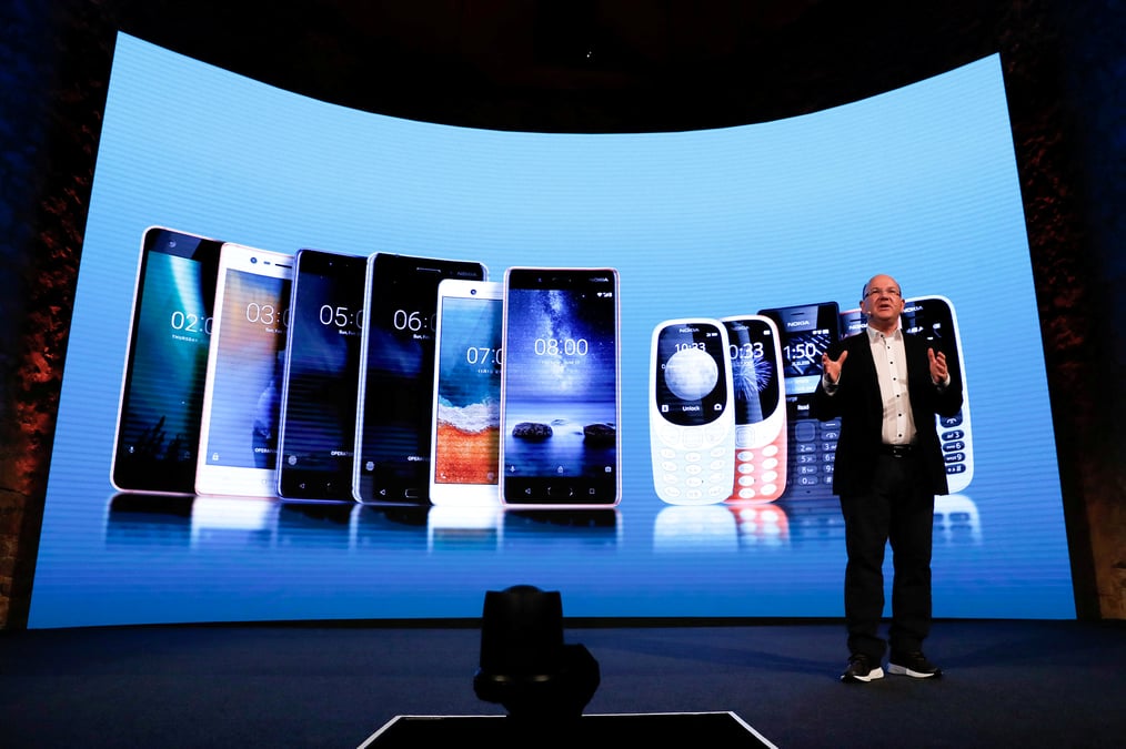 Hmd global, detenteur de la marque nokia, leve 100 millions de dollars