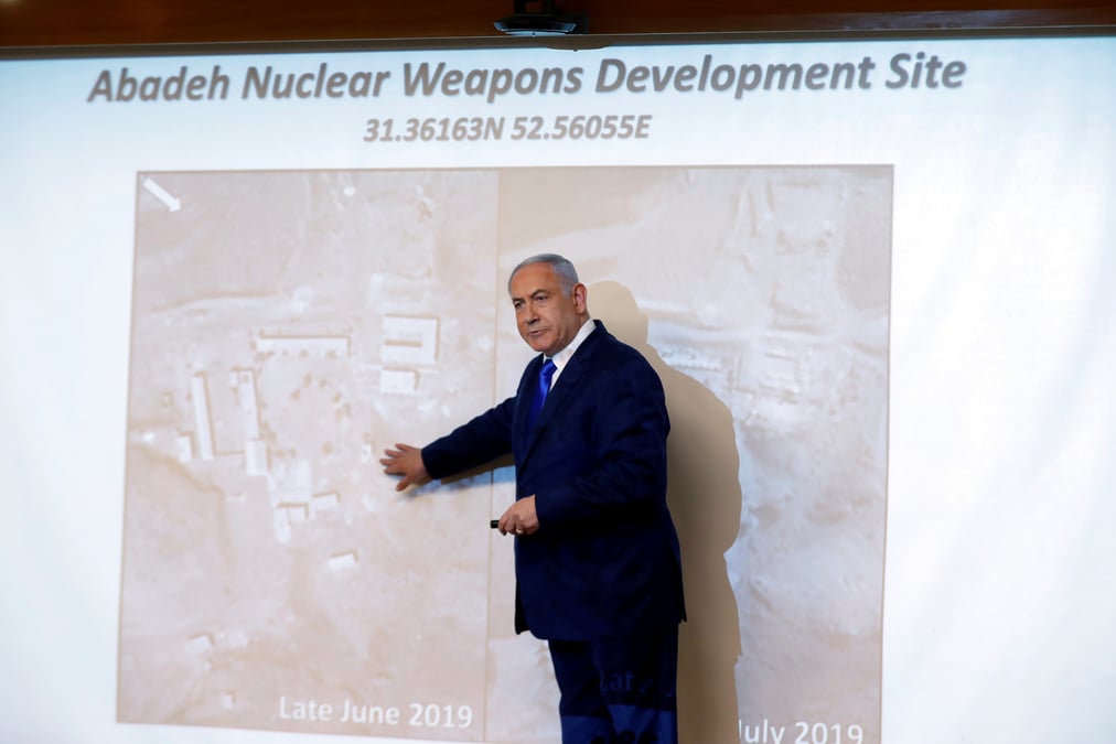 Netanyahu identifie un site iranien de developpement d'armes nucleaires
