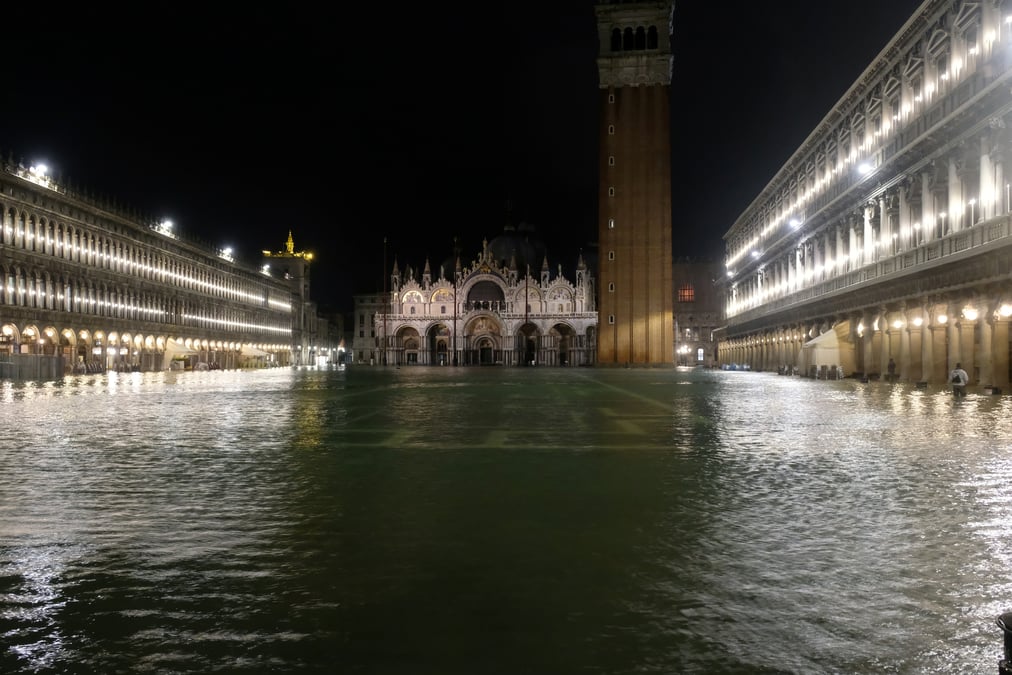 Fortes pluies en italie, venise sous les eaux