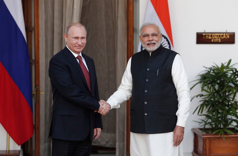 Poutine et Modi cherchent à raviver la relation Moscou-Delhi