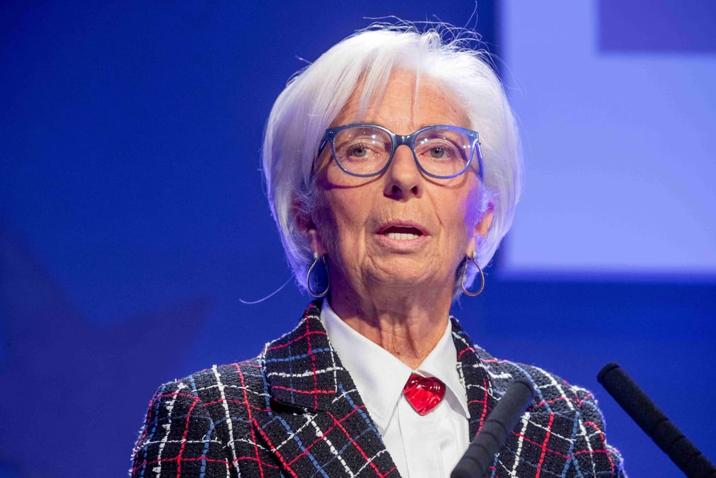 Christine Lagarde, présidente de la BCE, lance un cri d'alarme lors du congrès bancaire européen à Francfort ce vendredi.