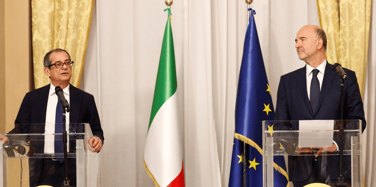 Italie, ministre de l'Economie, Giovanni Tria, Pierre Moscovici, Commission européenne, Finance,