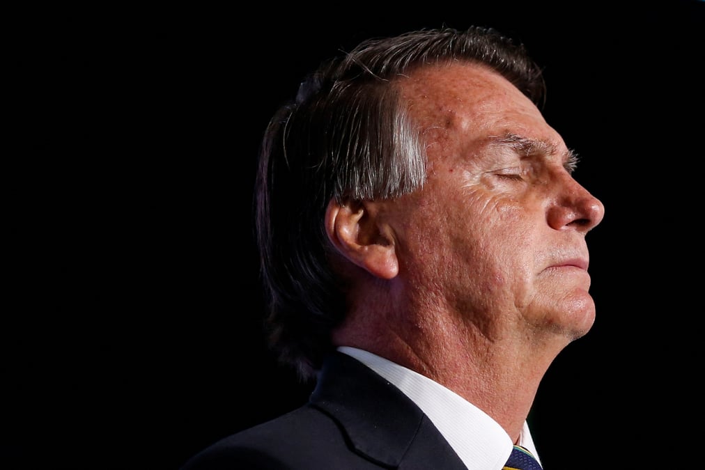 L'ancien president bresilien jair bolsonaro