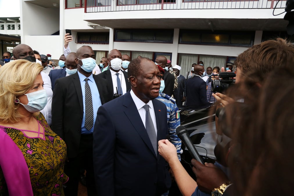 Cote d'ivoire: ouattara massivement reelu a la presidence