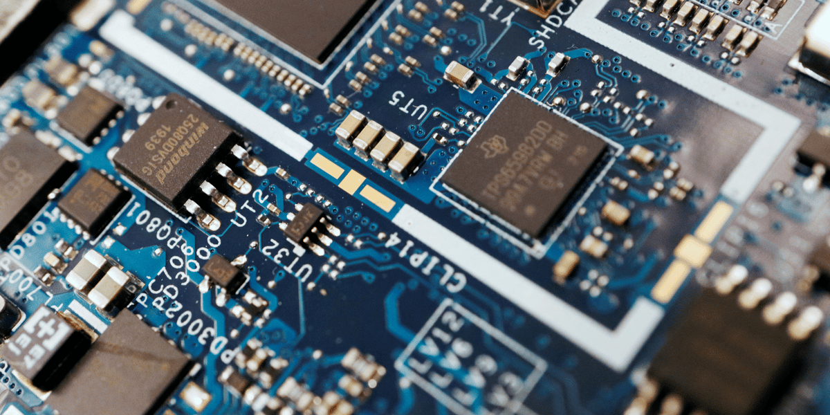 Photo de puces semi-conductrices