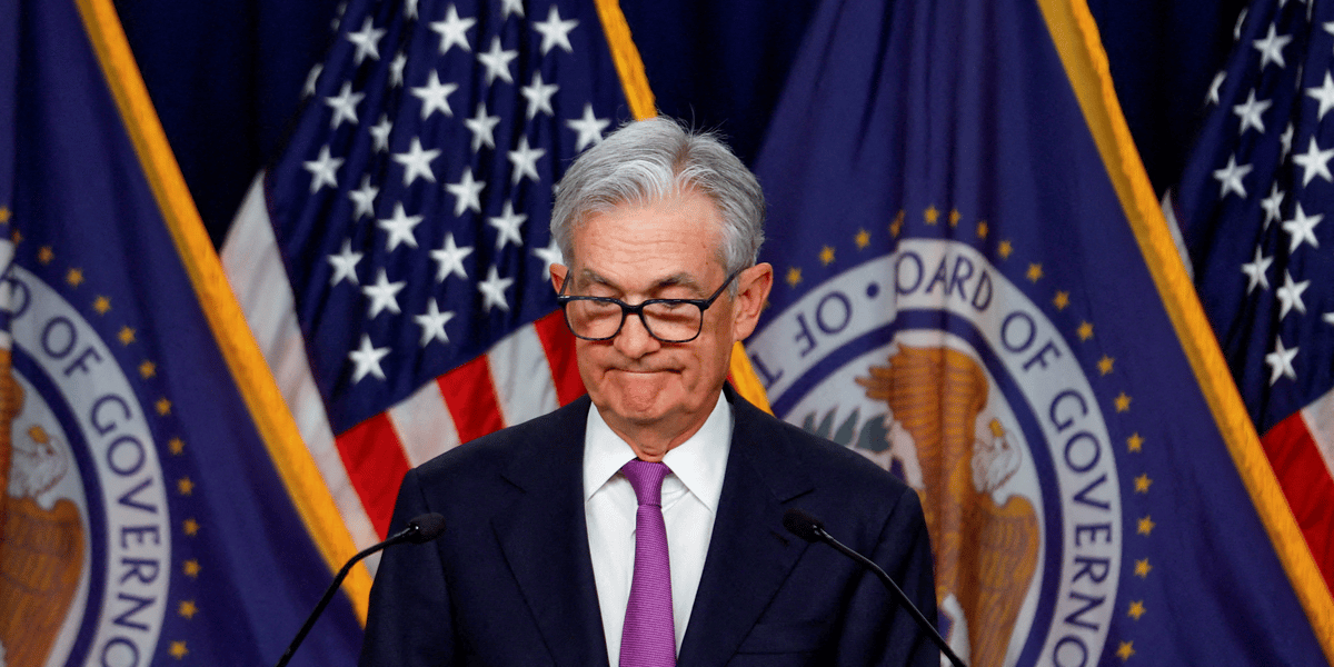 Photo du president de la reserve federale (fed) jerome powell