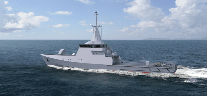 L'OPV 50 de Kership (58,2 mètres, 550 tonnes) a pour mission de réaliser des opérations de maintien de l'ordre en mer et d'assurer la surveillance des côtes et des ZEE (Zone économique exclusive)