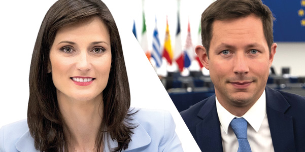 Mariya Gabriel et François-Xavier Bellamy