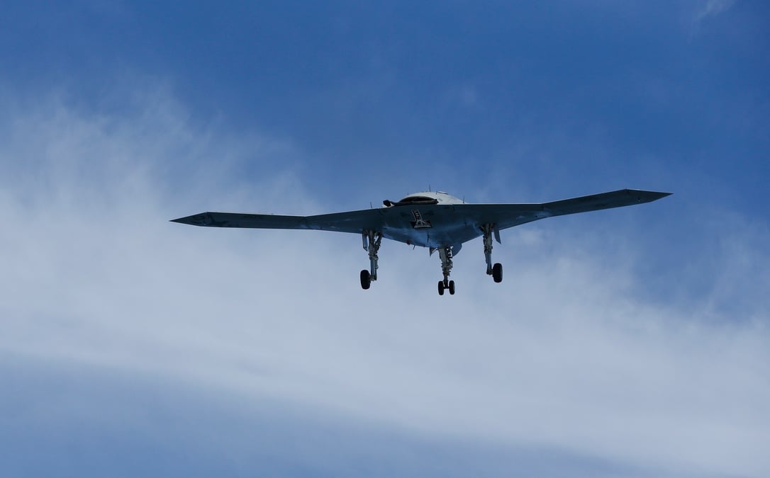 Un drone militaire au large de la virginie, aux etats-unis