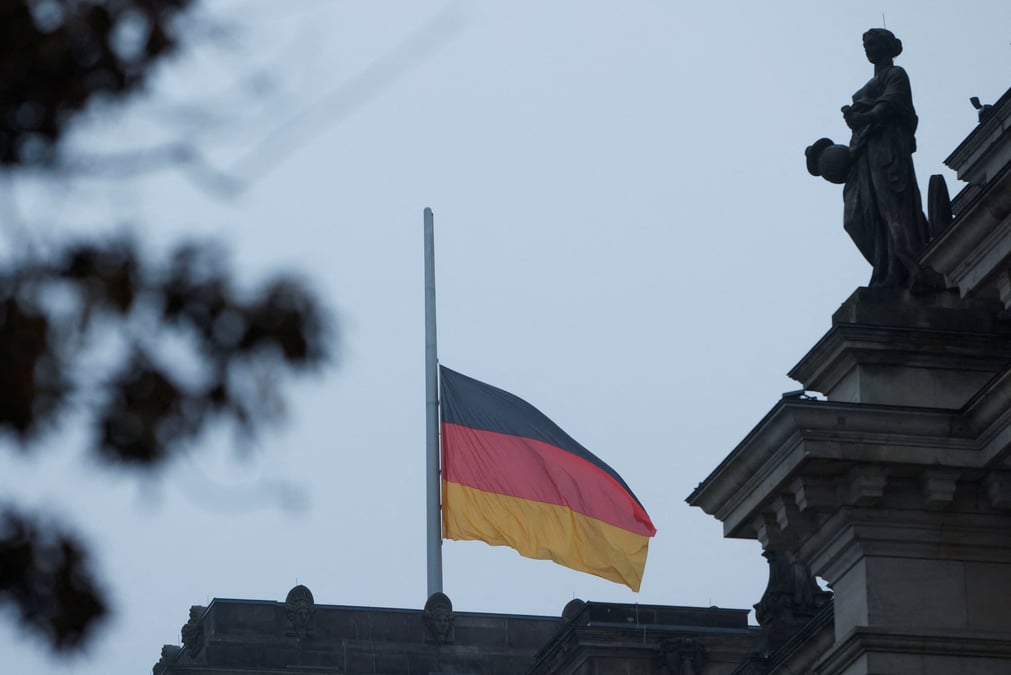 Photo du drapeau allemand