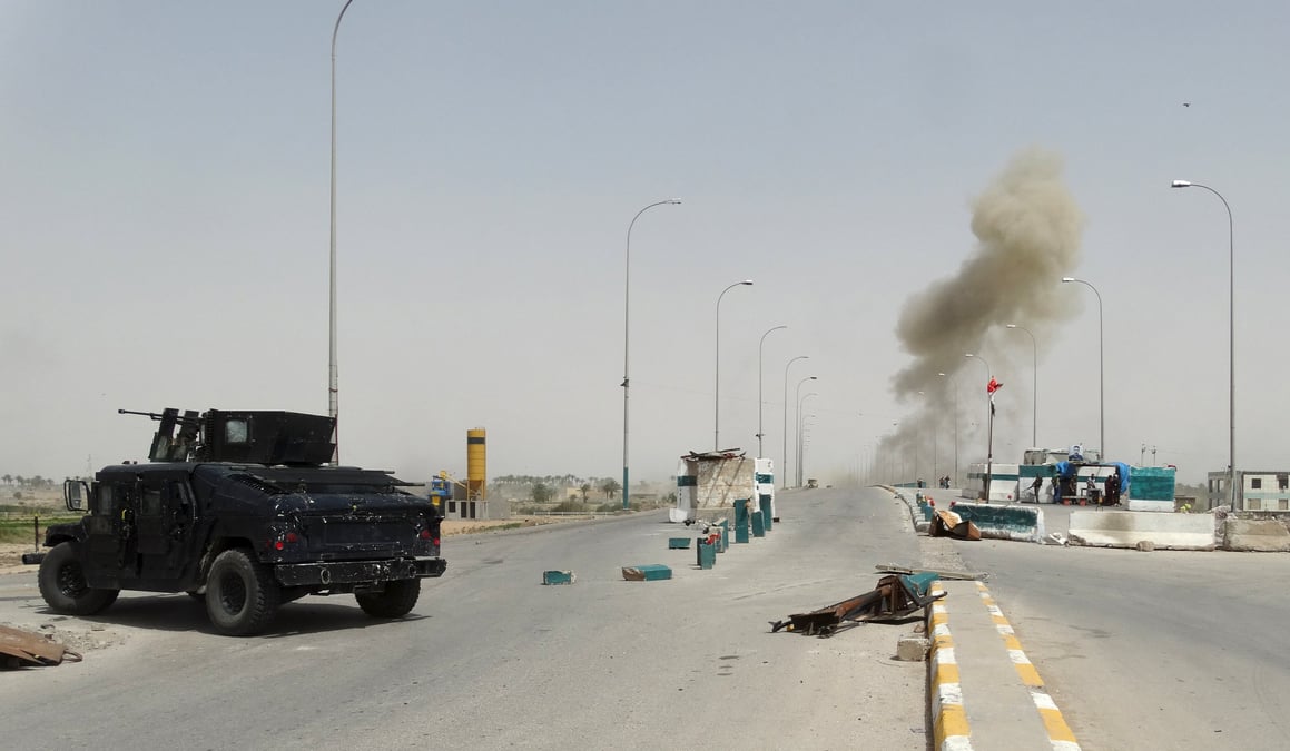 Offensive de l'etat islamique sur la ville irakienne de ramadi