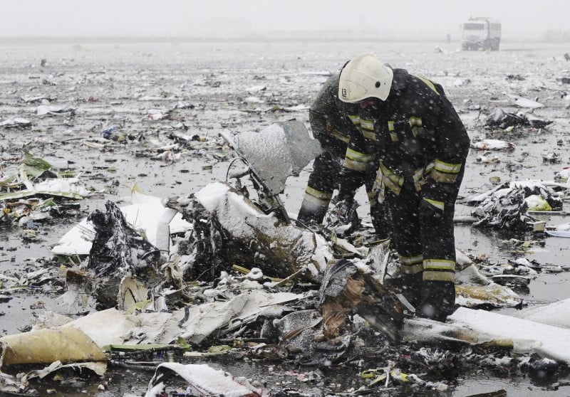 Crash meurtrier d'un avion en russie