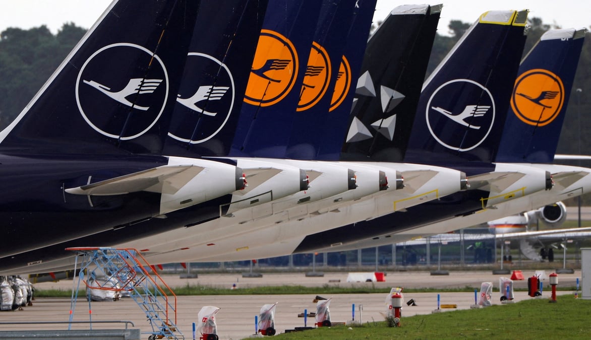 Carsten Spohr, directeur général de Lufthansa, et Remco Steenbergen, directeur financier, se sont réjouis des bons résultats du groupe.