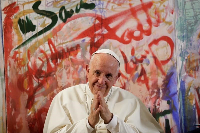 Le pape francois plaide pour une europe unie