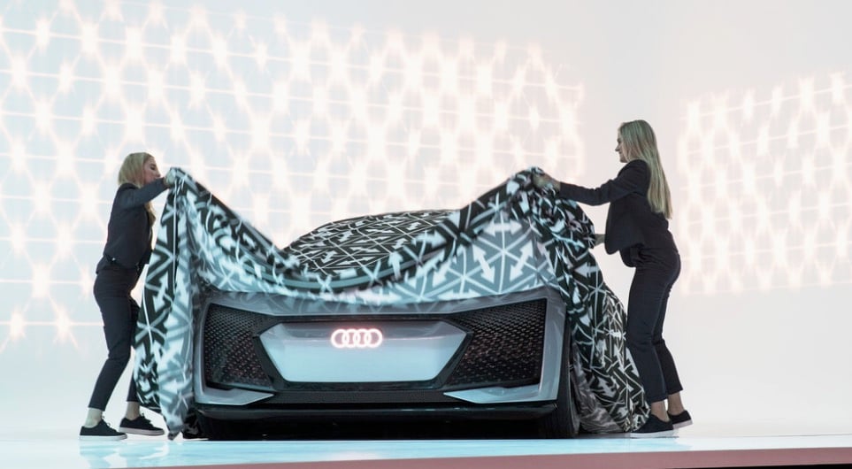 La présentation du concept car Audi lors du dernier salon de Francfort.