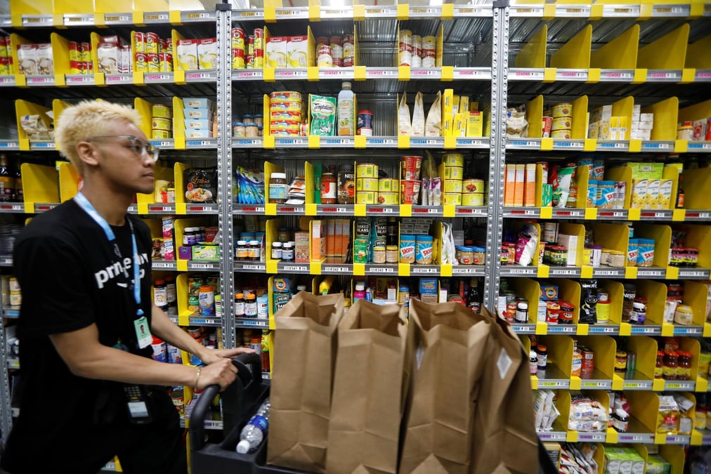 amazon entrepôt
