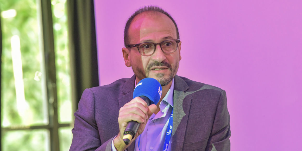 Georges Rawadi, directeur général de la société bordelaise LNC Therapeutics, lors du Forum Santé Innovation 2019 organisé par La Tribune