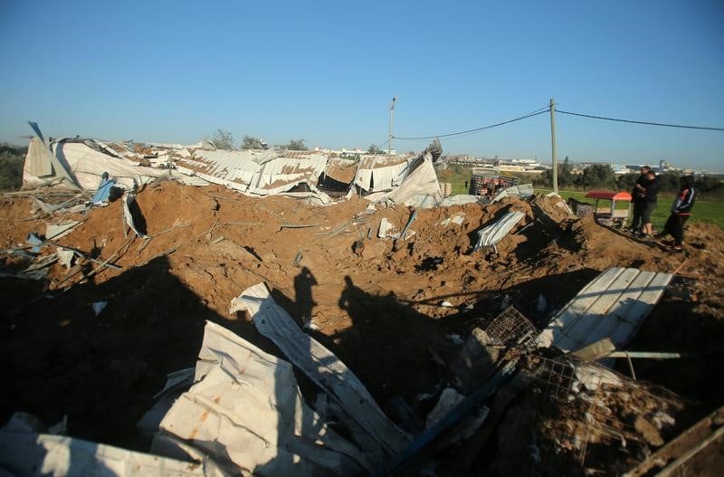 Gaza accuse israel d'avoir tue deux palestiniens a gaza