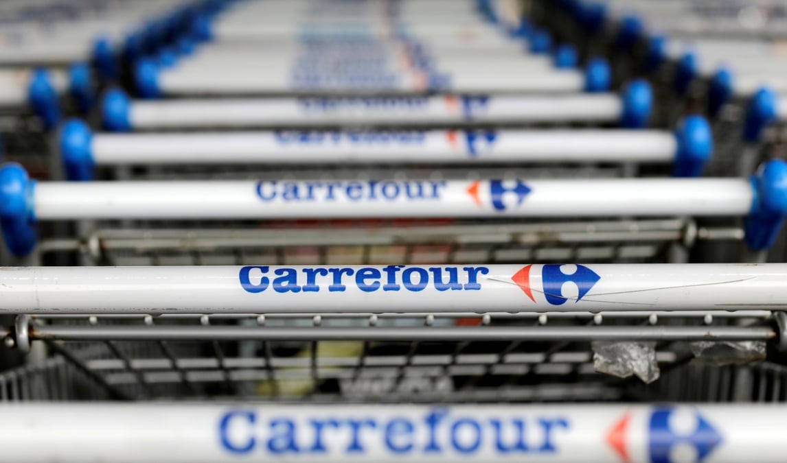 Carrefour confiant apres un cash-flow net record en 2021