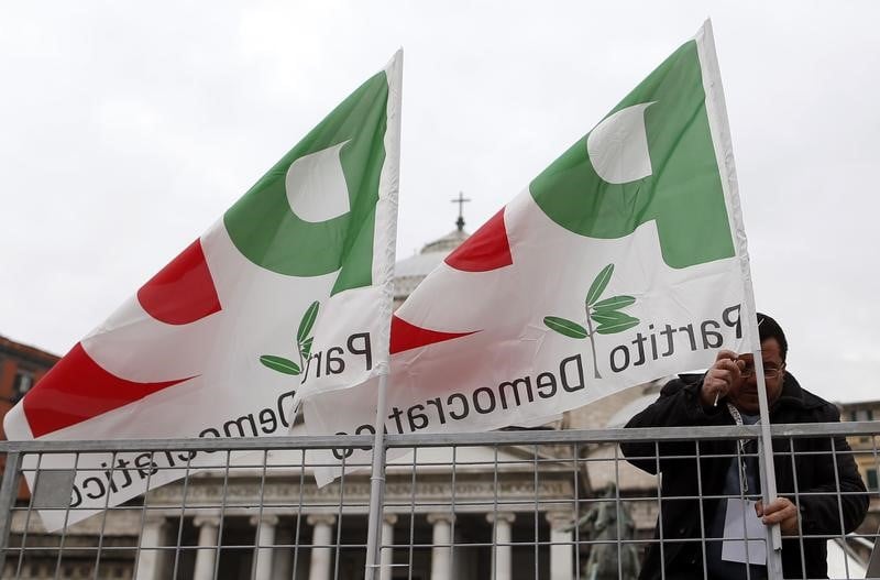 Le pd italien continue de decrocher face au mouvement 5 etoiles