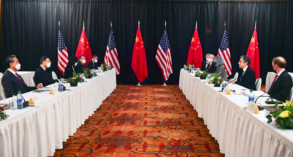 Usa/chine: premiere reunion tendue en alaska