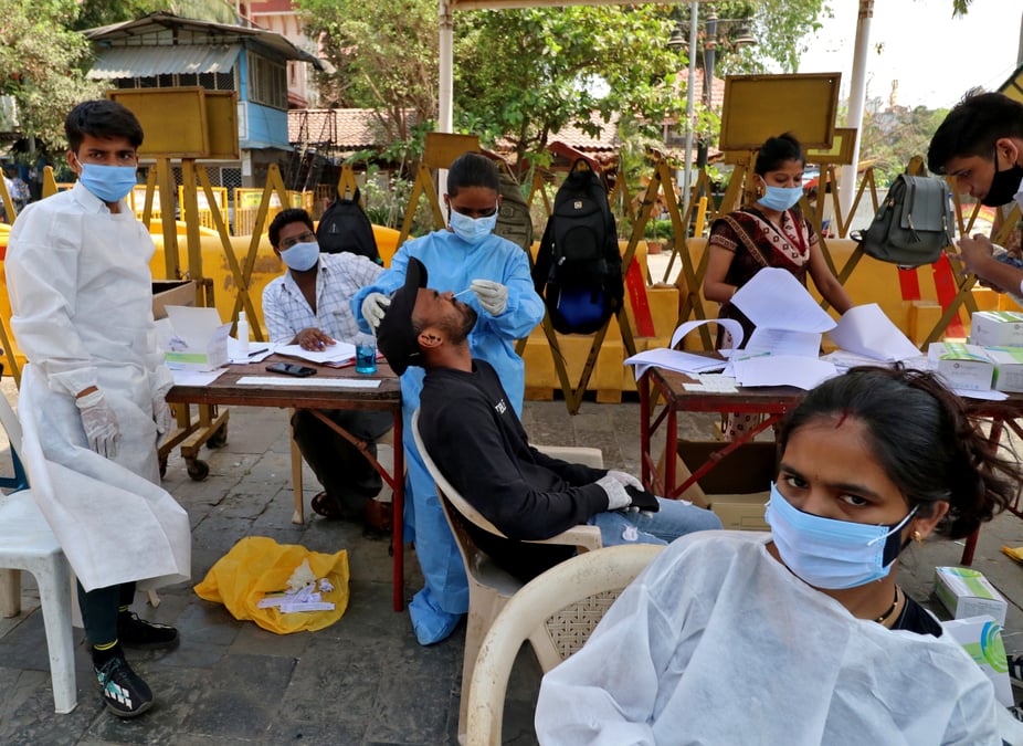 Coronavirus: plus de 115.000 nouveaux cas en inde, un record