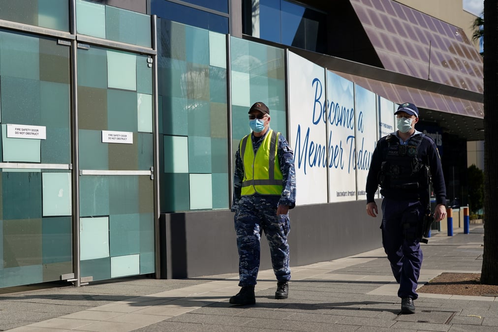 Coronavirus: contaminations record a sydney, 6e confinement dans l'etat de victoria