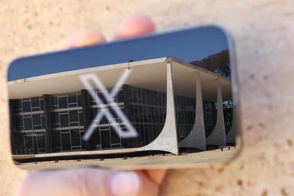 Le logo du reseau social x