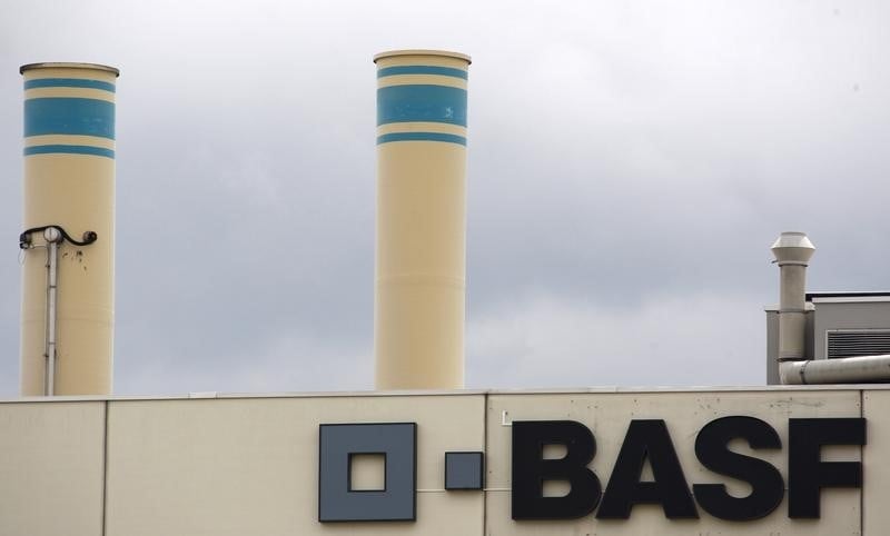 Le benefice d'exploitation trimestriel de basf en hausse