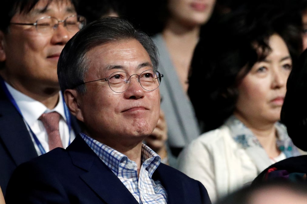 Moon jae-in juge le dirigeant nord-coreen sincere sur le nucleaire