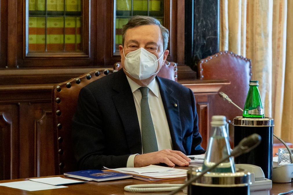 Italie: enthousiasme des partis sur la formation d'un gouvernement draghi