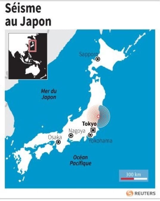 Seisme au japon