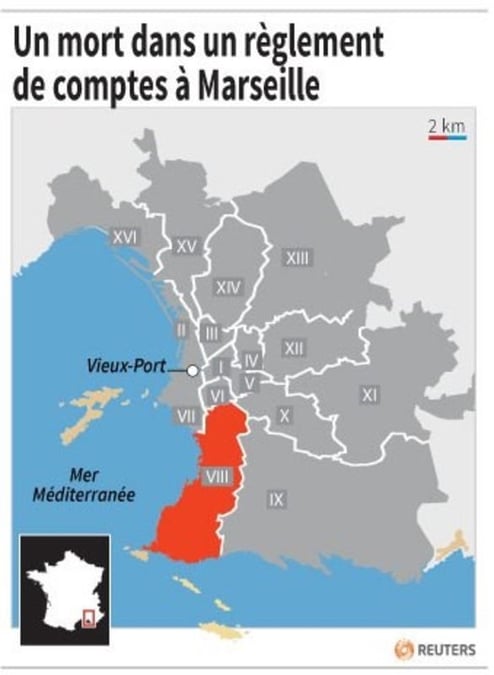Un mort dans un reglement de comptes a marseille
