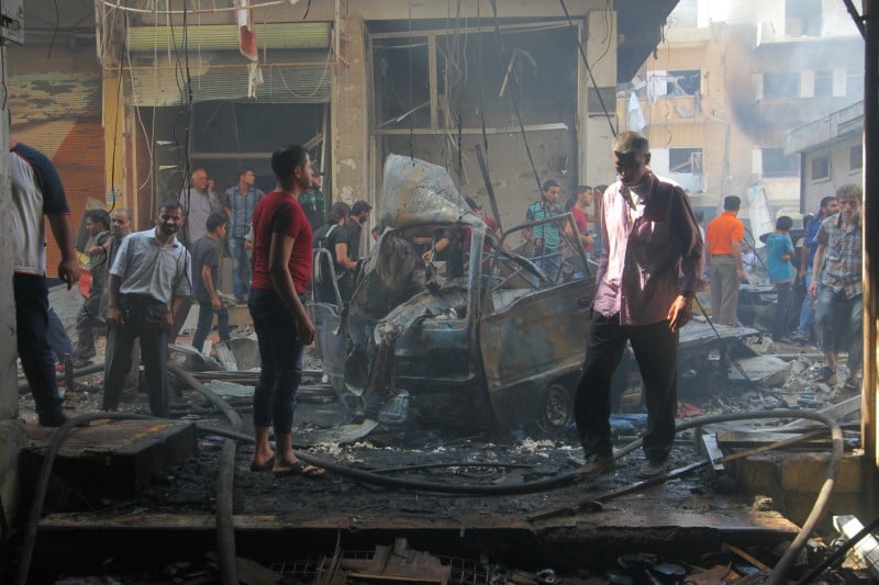 Au moins 25 morts a idlib en syrie apres des frappes aeriennes
