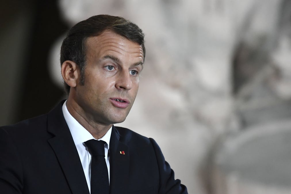 Macron et aoun discutent de la formation du gouvernement au liban
