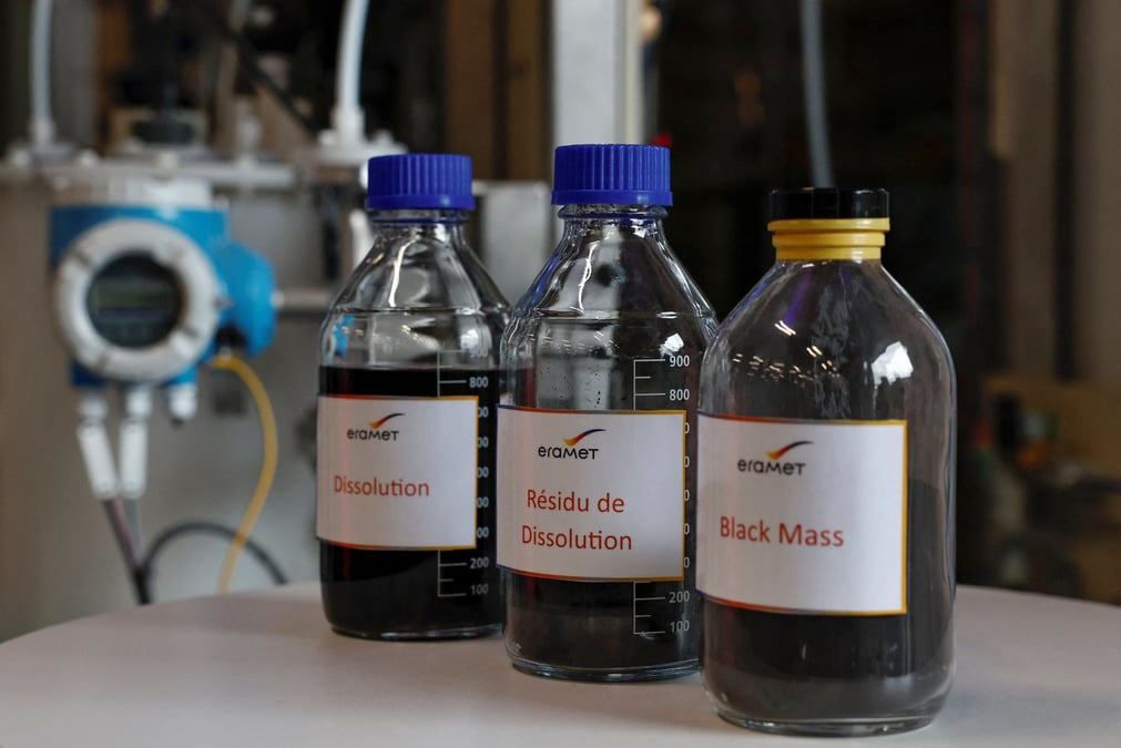 Une usine pilote de recyclage de batteries de vehicules electriques