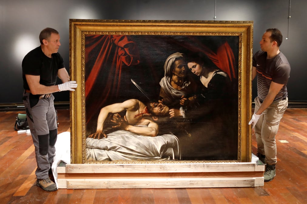 "judith et holopherne" du caravage vendu a un acheteur etranger