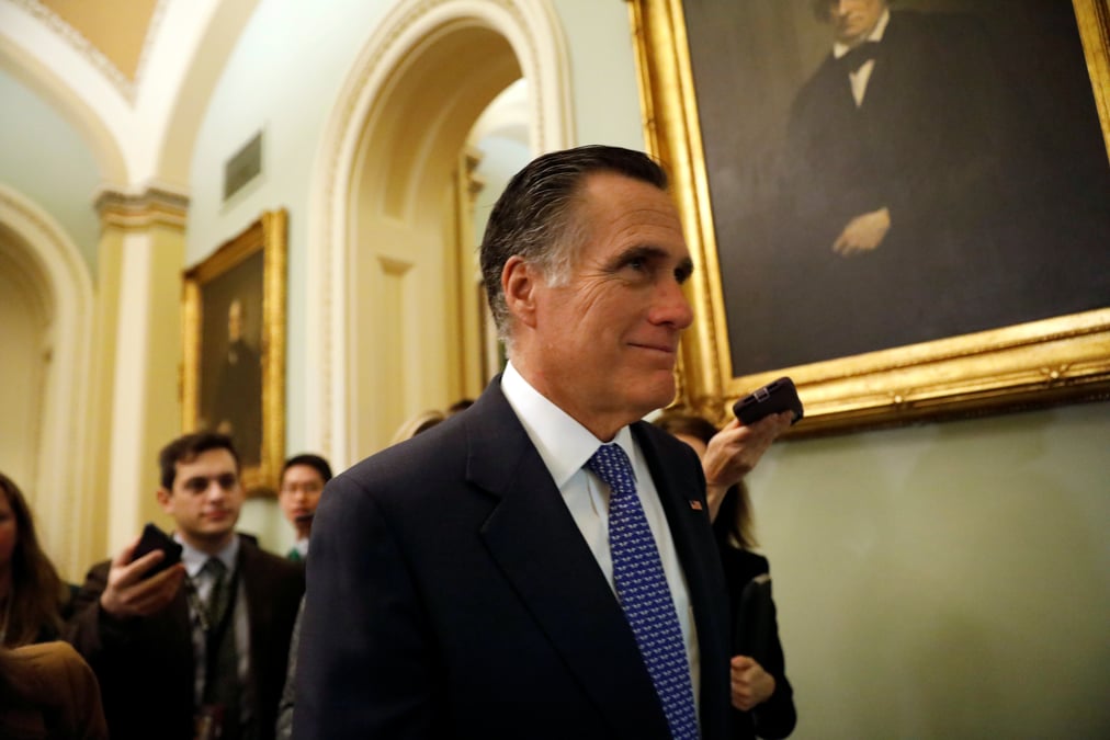 Mitt romney votera pour la destitution de trump